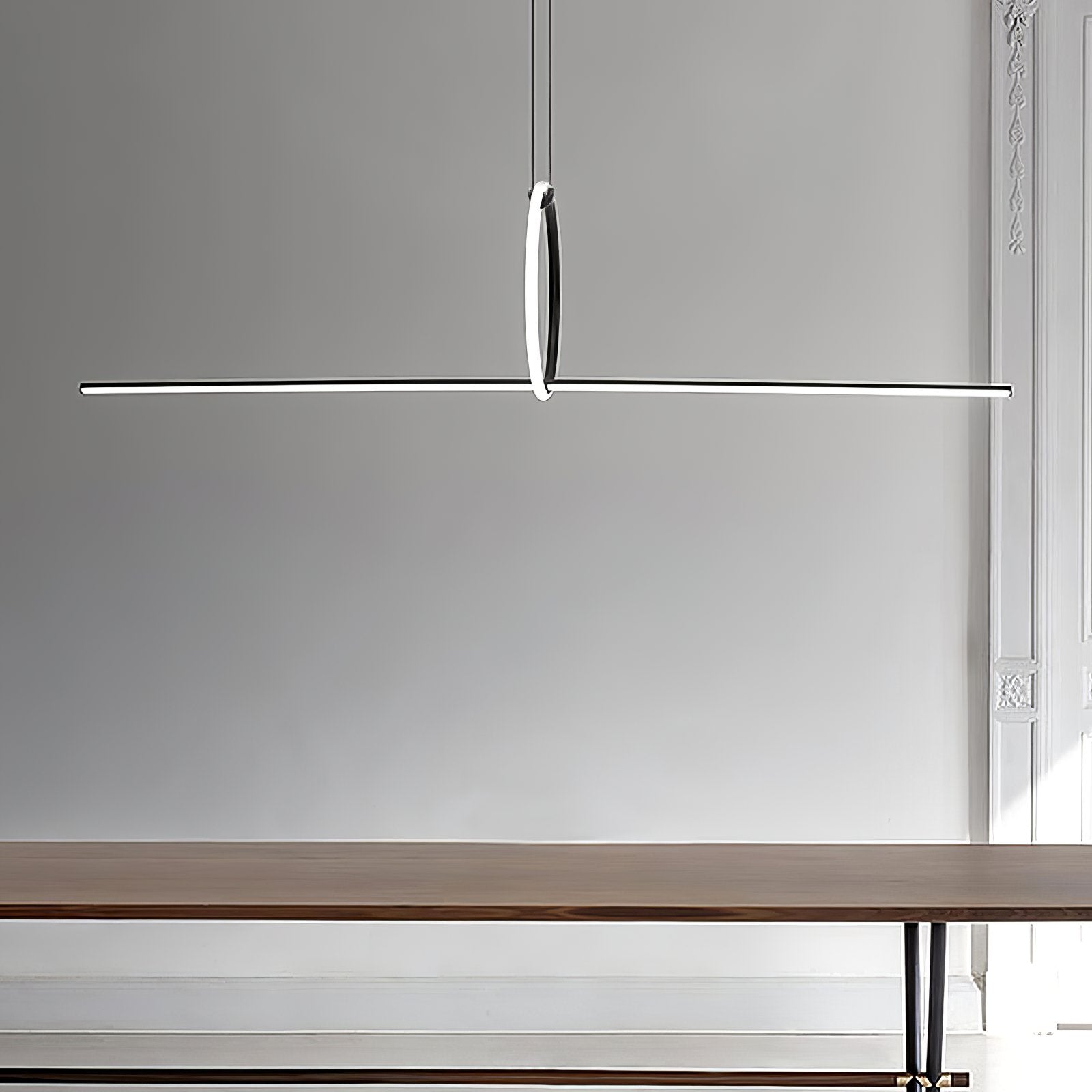 modern-geometric-linear-led-pendant-light-black-iron-kitchen-island-chandelier