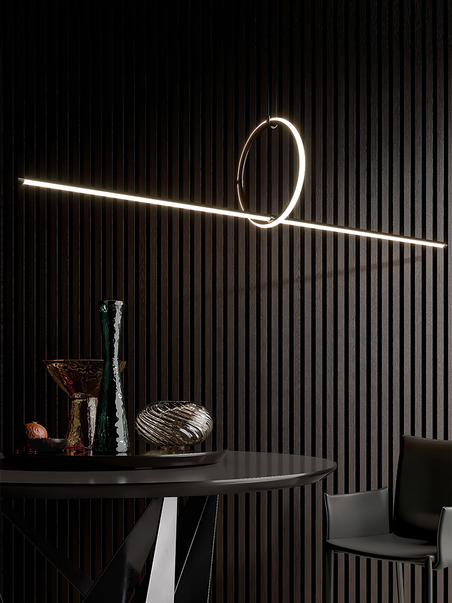 modern-geometric-linear-led-pendant-light-black-iron-kitchen-island-chandelier