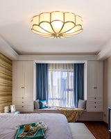 elegant-flower-shape-glass-flush-mount-ceiling-light-brass-floral-lighting-fixture