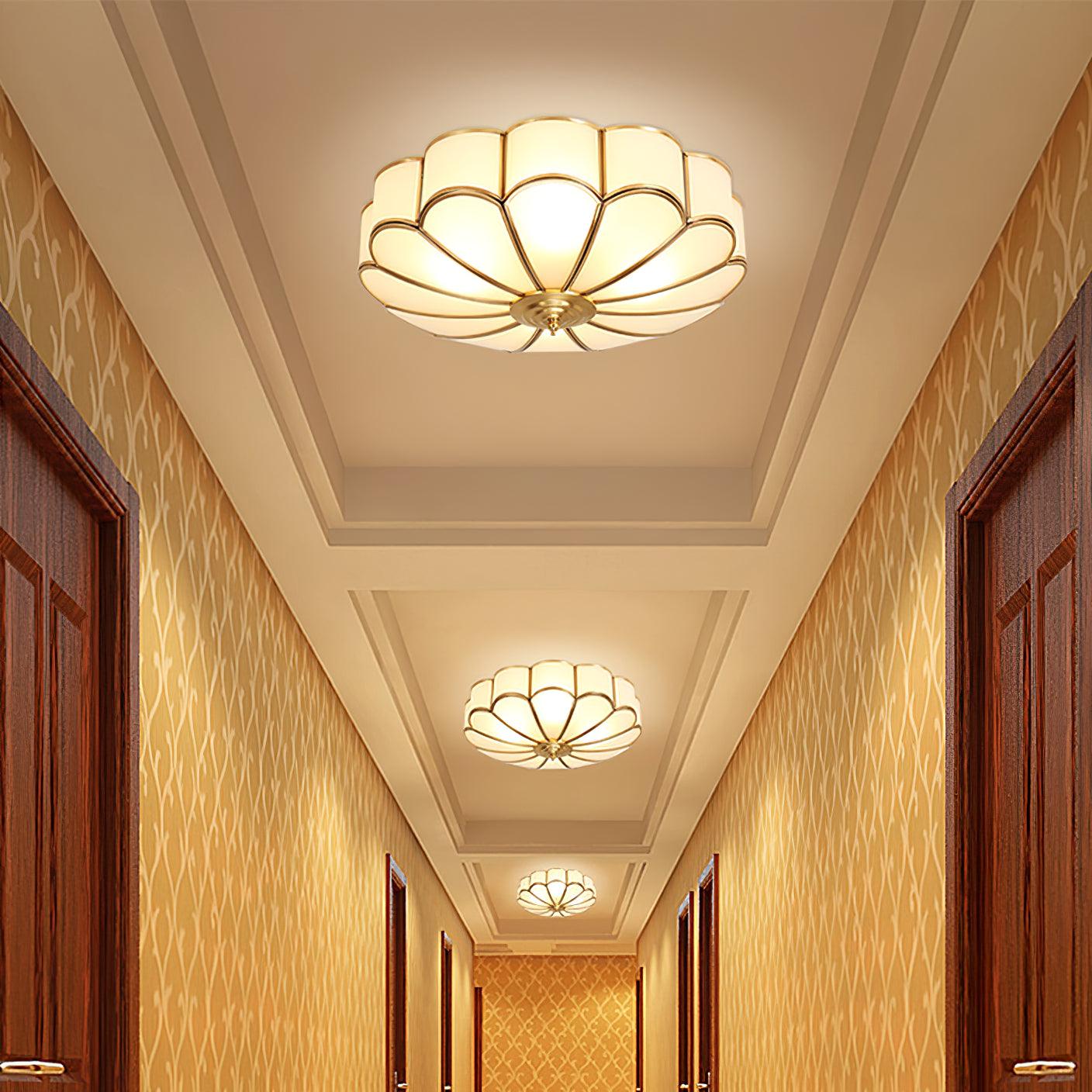 elegant-flower-shape-glass-flush-mount-ceiling-light-brass-floral-lighting-fixture