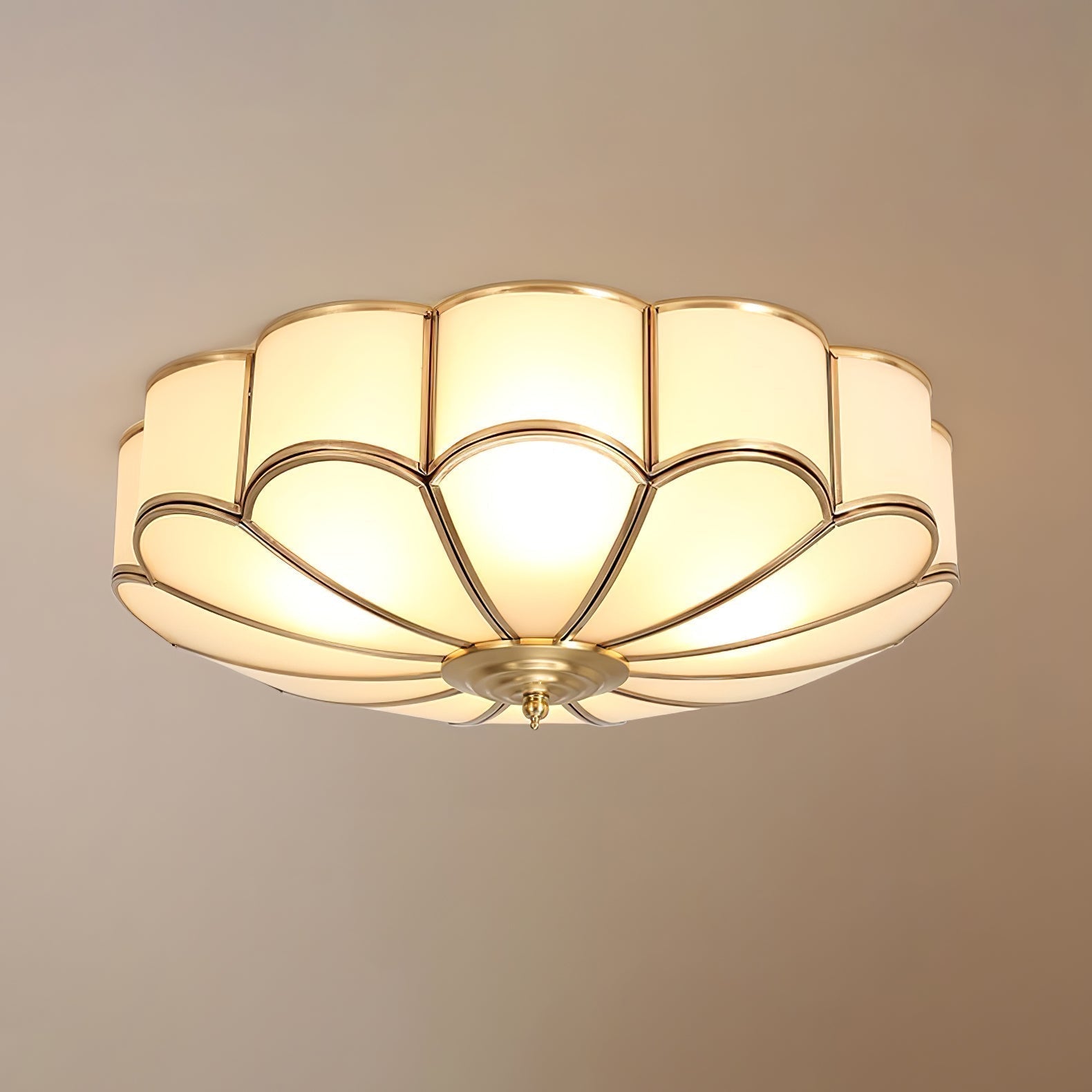 elegant-flower-shape-glass-flush-mount-ceiling-light-brass-floral-lighting-fixture