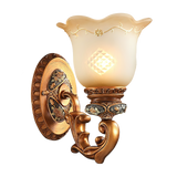 elegant-resin-flower-wall-sconce-lighting-with-vintage-beige-glass-shade