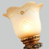elegant-resin-flower-wall-sconce-lighting-with-vintage-beige-glass-shade