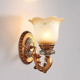 elegant-resin-flower-wall-sconce-lighting-with-vintage-beige-glass-shade