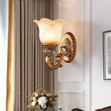 elegant-resin-flower-wall-sconce-lighting-with-vintage-beige-glass-shade