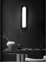Modern Minimalist Organic Flowing Cloud LED Ceiling Light with Wood Frame and Acrylic Diffuser