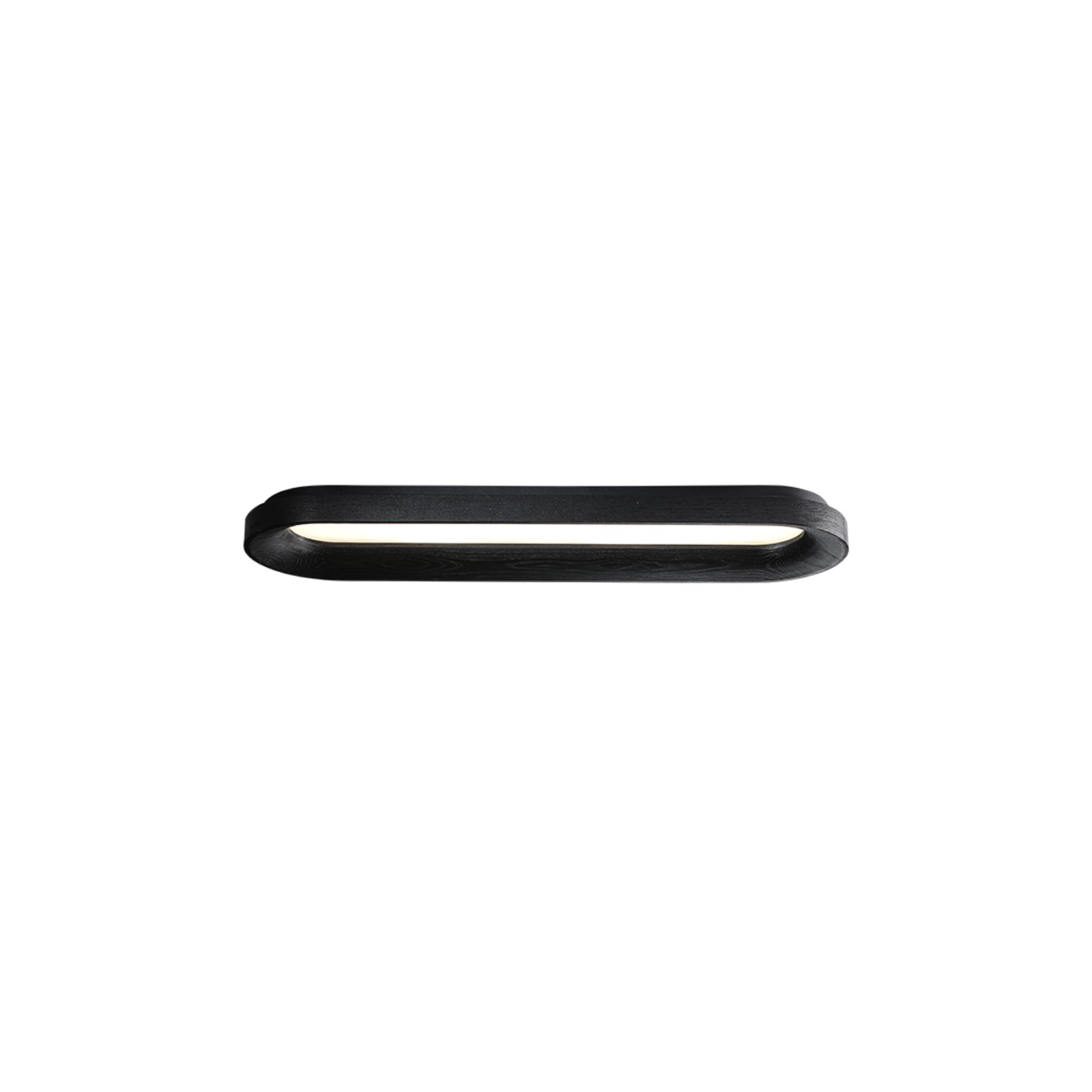 Modern Minimalist Organic Flowing Cloud LED Ceiling Light with Wood Frame and Acrylic Diffuser