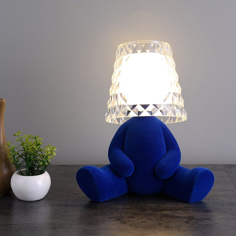 modern-pink-plush-character-table-lamp-unique-animal-resin-led-bedside-light-for-kids-room