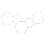 Modern Geometric Disc LED Wall Sconce Minimalist Circular Indirect Lighting Fixture