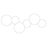 Modern Geometric Disc LED Wall Sconce Minimalist Circular Indirect Lighting Fixture