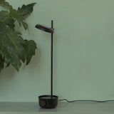 Focal Adjustable LED Desk Lamp with Storage Base and Rotating Head