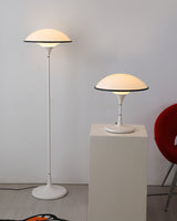 Fontana Modern Standing Lamp with Saucer Shade and Metal Pole for Ambient Lighting