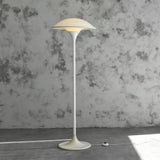 Fontana Modern Standing Lamp with Saucer Shade and Metal Pole for Ambient Lighting