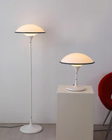 Fontana Modern Standing Lamp with Saucer Shade and Metal Pole for Ambient Lighting