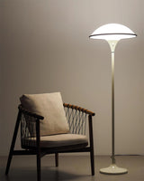Fontana Modern Standing Lamp with Saucer Shade and Metal Pole for Ambient Lighting