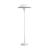 Fontana Modern Standing Lamp with Saucer Shade and Metal Pole for Ambient Lighting