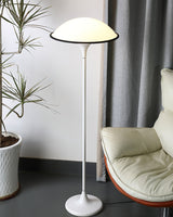 Fontana Modern Standing Lamp with Saucer Shade and Metal Pole for Ambient Lighting