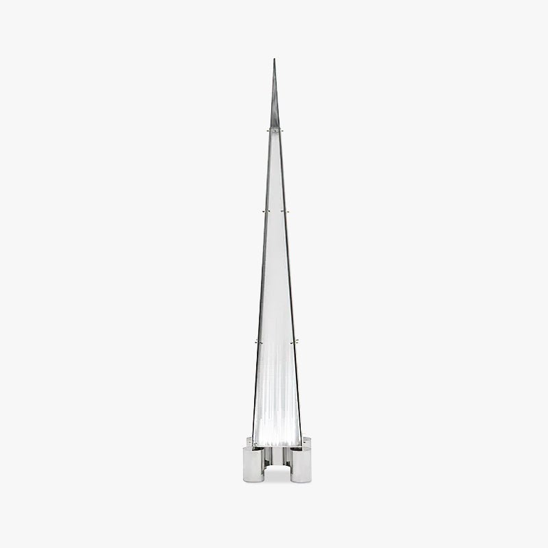 Modern Patterned Glass LED Torchiere Floor Lamp Elegant Gothic Style Standing Light