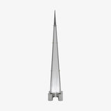 Modern Patterned Glass LED Torchiere Floor Lamp Elegant Gothic Style Standing Light