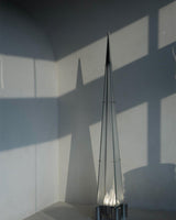 Modern Patterned Glass LED Torchiere Floor Lamp Elegant Gothic Style Standing Light