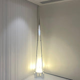 Modern Patterned Glass LED Torchiere Floor Lamp Elegant Gothic Style Standing Light