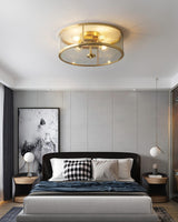 franklin-industrial-brass-and-glass-flush-mount-ceiling-light-for-entryways-and-dining-rooms