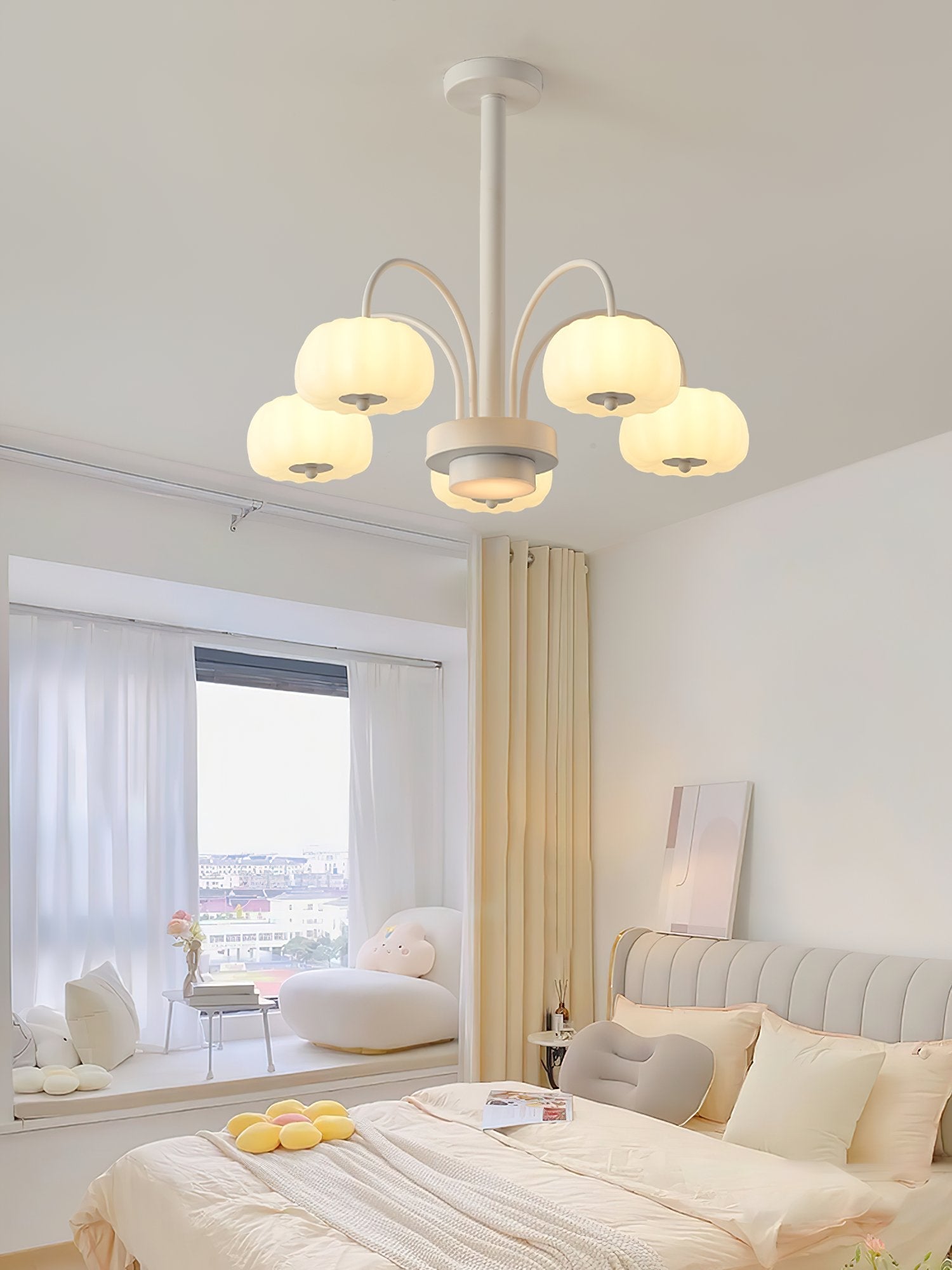 modern-french-cream-pumpkin-chandelier-led-pendant-light-for-bedroom-and-dining-room