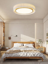 elegant-french-pastoral-pleated-fabric-flush-mount-led-ceiling-light-for-farmhouse-style-home-decor