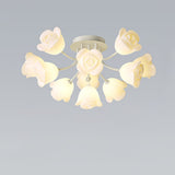 elegant-floral-rose-ceiling-light-fixture-for-romantic-bedroom-decor-white-and-green-finishes