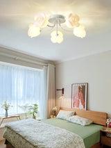 elegant-floral-rose-ceiling-light-fixture-for-romantic-bedroom-decor-white-and-green-finishes