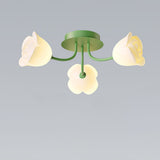 elegant-floral-rose-ceiling-light-fixture-for-romantic-bedroom-decor-white-and-green-finishes
