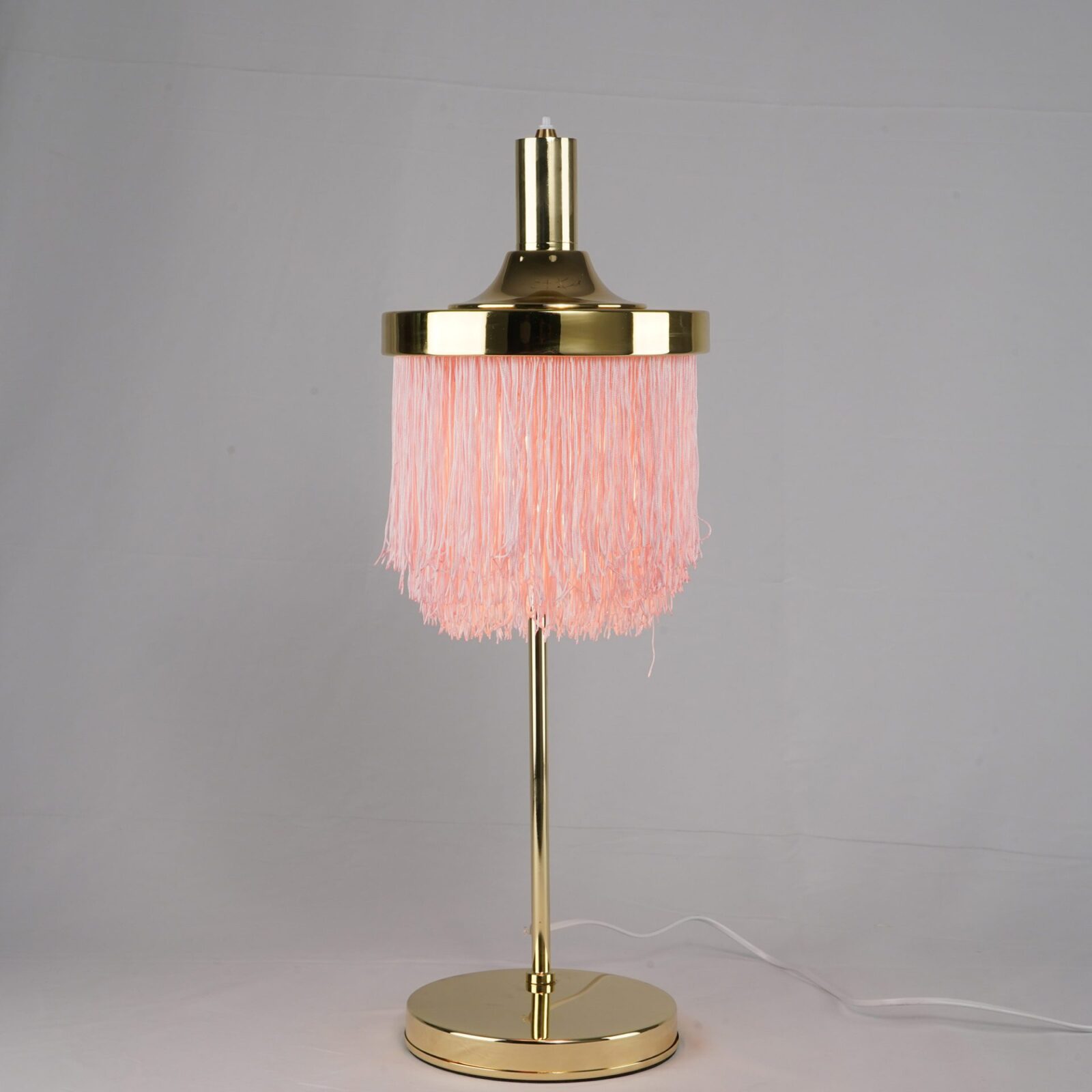 modern-nordic-tassel-fringe-table-lamp-with-pink-skirt-and-copper-metal-base