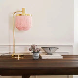 modern-nordic-tassel-fringe-table-lamp-with-pink-skirt-and-copper-metal-base