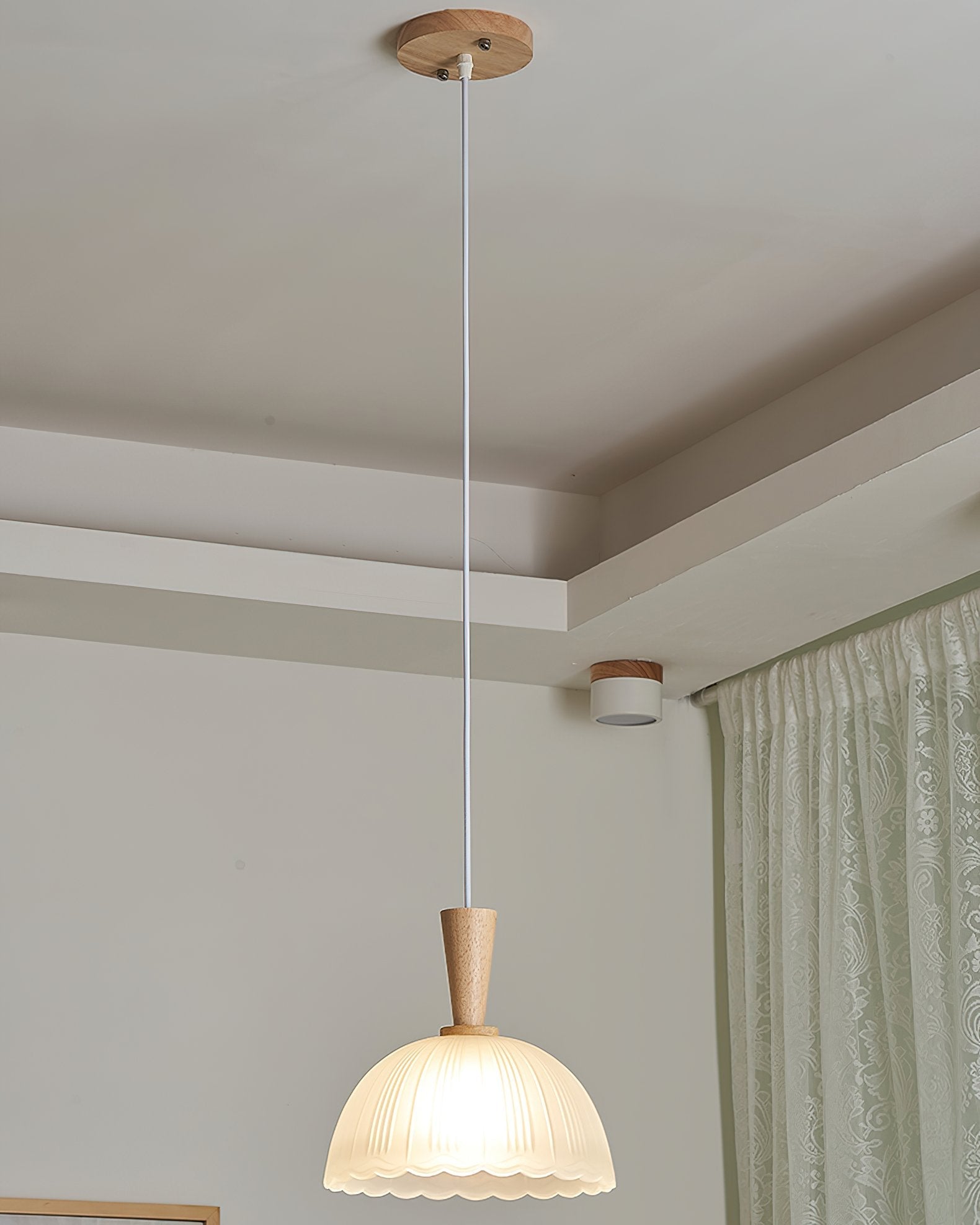 mid-century-modern-frosted-glass-bowl-pendant-light-with-wood-accents-for-kitchen-island-and-dining-room