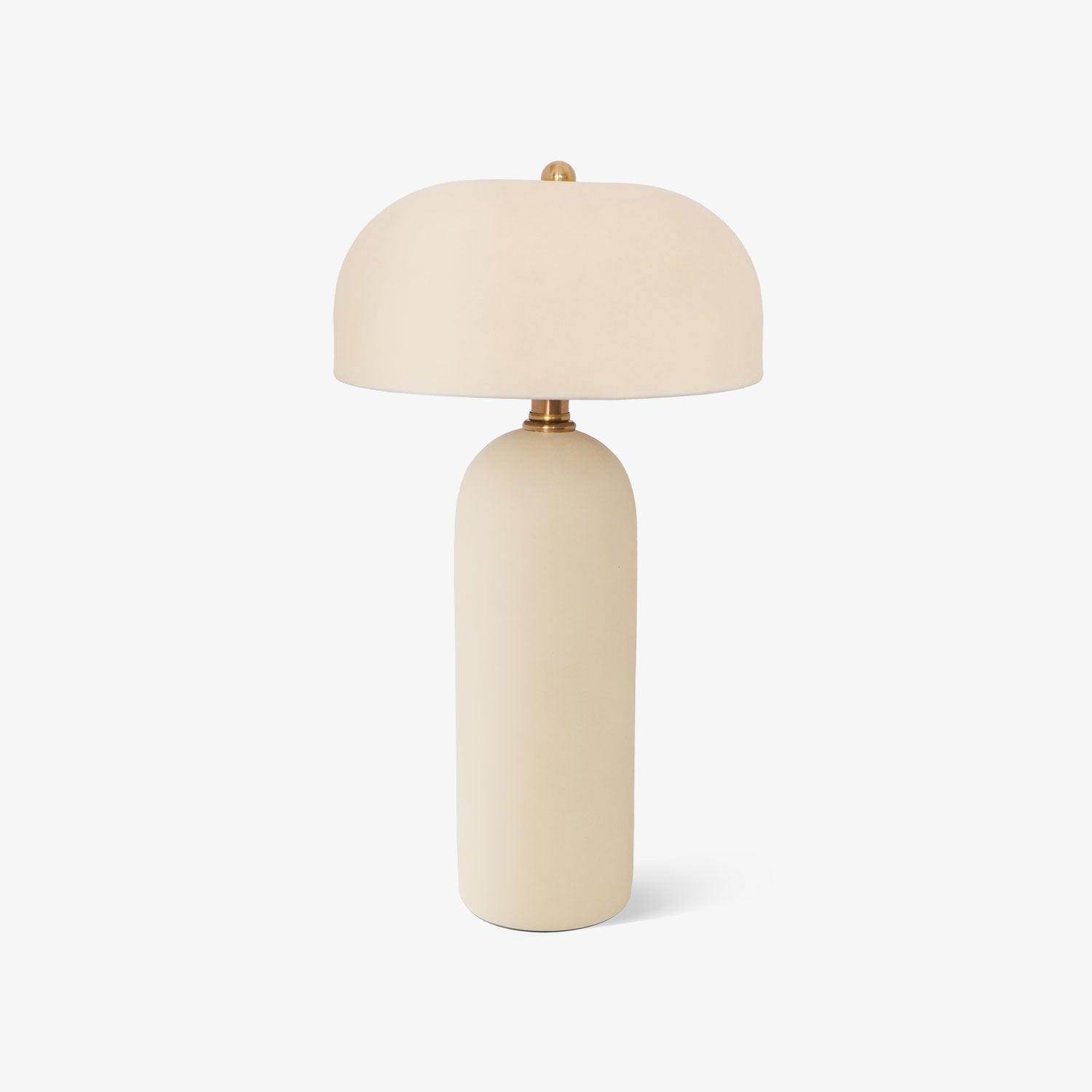 Modern Ceramic Mushroom Table Lamp Fungi Glow Bedside Light for Bedroom and Living Room