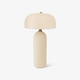 Modern Ceramic Mushroom Table Lamp Fungi Glow Bedside Light for Bedroom and Living Room