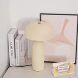 Modern Ceramic Mushroom Table Lamp Fungi Glow Bedside Light for Bedroom and Living Room