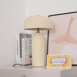 Modern Ceramic Mushroom Table Lamp Fungi Glow Bedside Light for Bedroom and Living Room