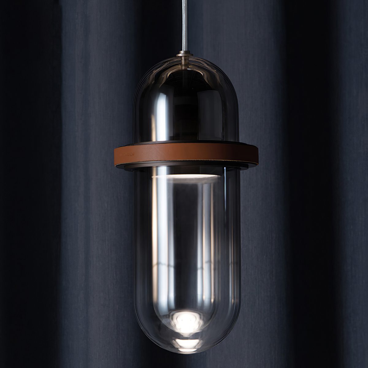 modern-abstract-led-pendant-light-with-glass-and-leather-details-for-living-room