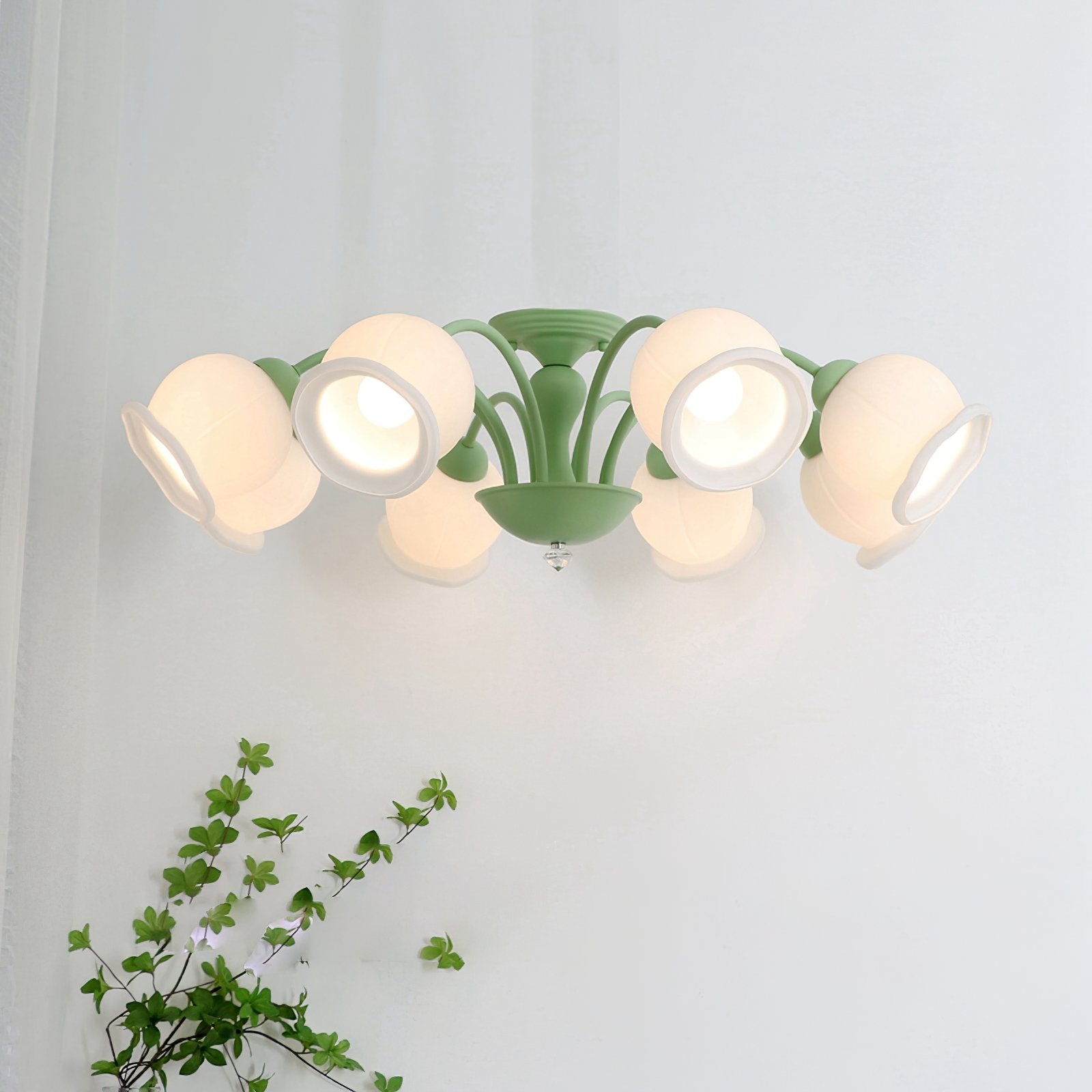 modern-floral-garden-rose-ceiling-lamp-metal-and-glass-flower-light