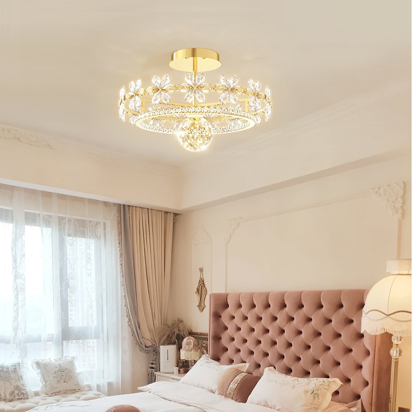 garland-luxury-crystal-led-ceiling-lamp-gold-metal-flush-mount-fixture-for-elegant-home-lighting
