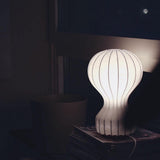 Modern Resin Cocoon Table Lamp Hot Air Balloon Style Soft Diffused Glow Bedside Lighting