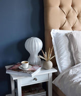 Modern Resin Cocoon Table Lamp Hot Air Balloon Style Soft Diffused Glow Bedside Lighting