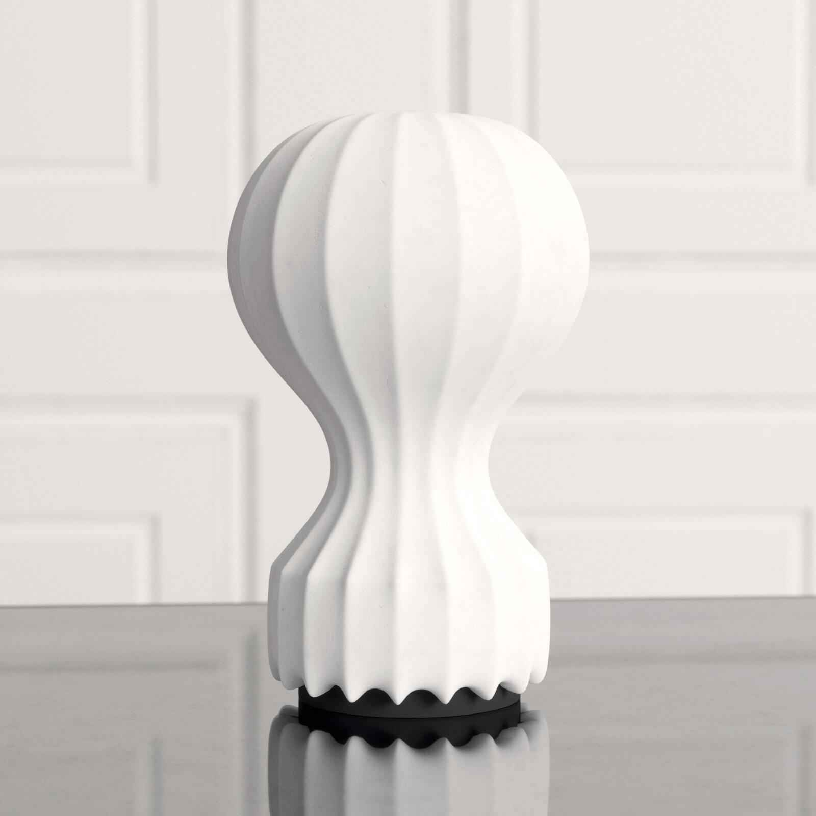 Modern Resin Cocoon Table Lamp Hot Air Balloon Style Soft Diffused Glow Bedside Lighting