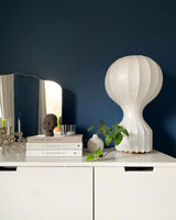 Modern Resin Cocoon Table Lamp Hot Air Balloon Style Soft Diffused Glow Bedside Lighting