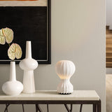 Modern Resin Cocoon Table Lamp Hot Air Balloon Style Soft Diffused Glow Bedside Lighting
