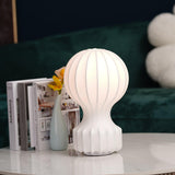 Modern Resin Cocoon Table Lamp Hot Air Balloon Style Soft Diffused Glow Bedside Lighting