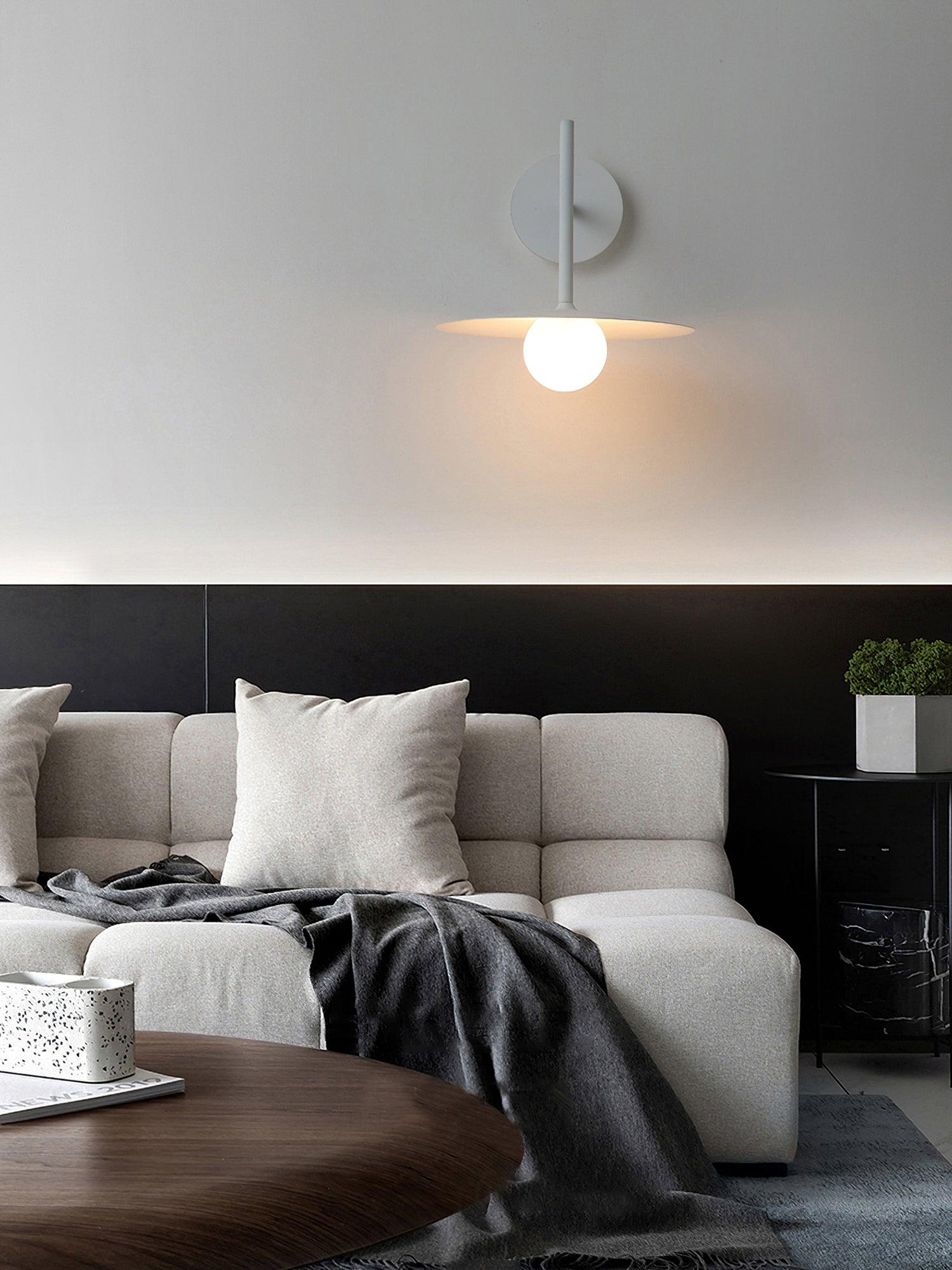 gea-iron-wall-sconce-with-opaque-glass-globe-for-modern-hallways-and-bedrooms
