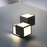 Contemporary Geometric LED Flush Mount Ceiling Lamp for Modern Living Room and Bedroom