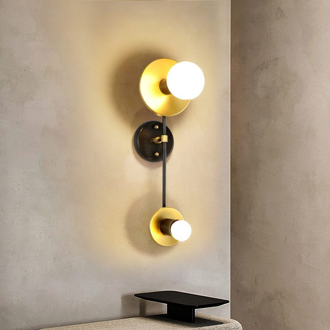 modern-geometric-composition-wall-sconce-with-gold-and-black-finish-white-glass-shade